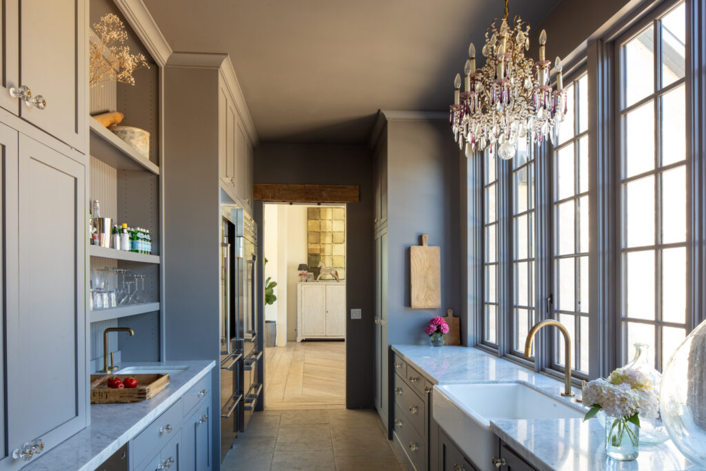 Downtown Sonoma kitchen renovation by Leah Anderson Designs.
