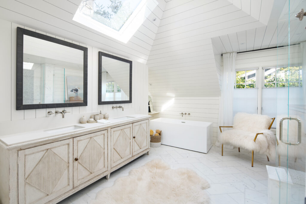 Carmel By The Sea After bathroom renovation by Leah Anderson Designs.